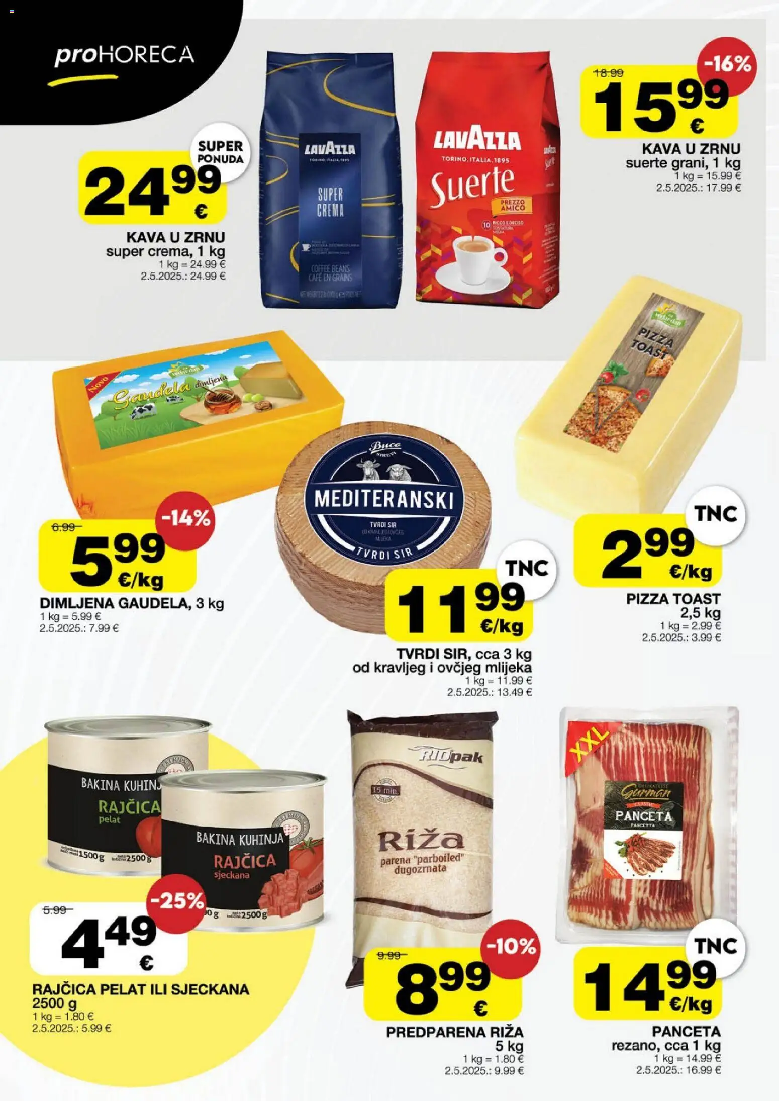 Stanić Diskont katalog | vrijedi od 29.04.2026 | Stranica: 2 | Proizvodi: Sir, Kava, Toast, Riža