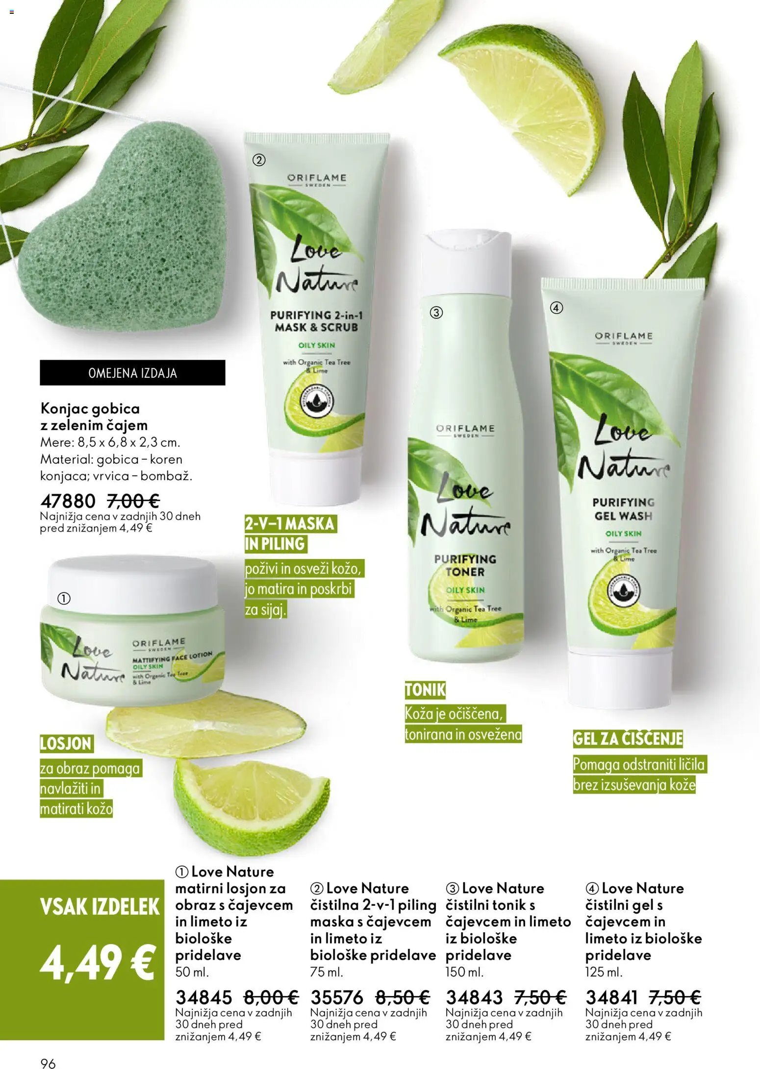 Novi Oriflame katalog ponudbe – veljaven od 11.03.2026 | Stran: 96 | Izdelki: Toner, Maska, Piling, Tonik