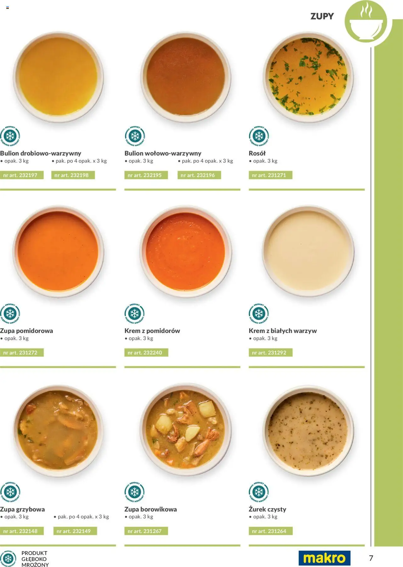 Makro Gazetka - Katalog produktów convenience Smart Chef od 29.05.2025 | Strona: 7 | Produkty: Zurek, Zupa, Krem