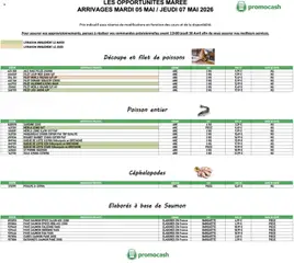 Promocash - Prévisualisation de Promocash Opportunités Marée valide à partir de 05.05.2026