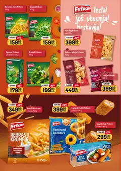 Aman katalog  - pregled Aman kataloga - važi od 27.04.2026 | Strana: 22 | Proizvode: Spanać, Riblji štapići, Krompir, Hot dog