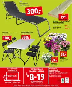 Forhåndsvisning av Jem & Fix kundeavis gyldig fra 26.04.2026 | Side: 24 | Produkter: Solseng, Bord, Klappstol