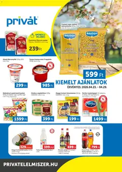 PRIVÁT Déli vármegyék - amely érvényes a következő dátumtól: 23.04.2026