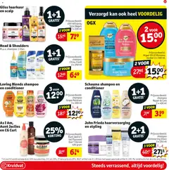 Head & Shoulders, M.u.v. shampoo 1 liter. shampoo Citrus Fresh 2 x 250 ml - Voorbeeld van een folder van Kruidvat, geldig van 28.04.2026 | Pagina: 35 | Producten: Kan, Shampoo, Conditioner, Masker