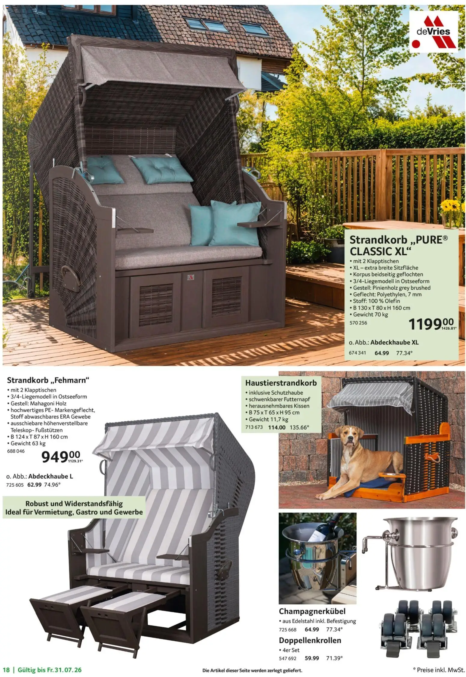 Selgros Garten Exklusiv – gültig ab 19.03.2026 | Seite: 18 | Produkte: Gewicht, Kissen