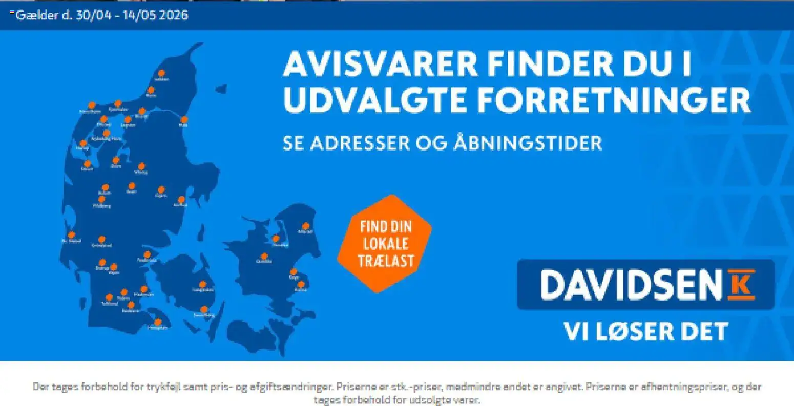 Davidsen tilbudsavis – gyldig fra 30.04.2026 | Side: 30