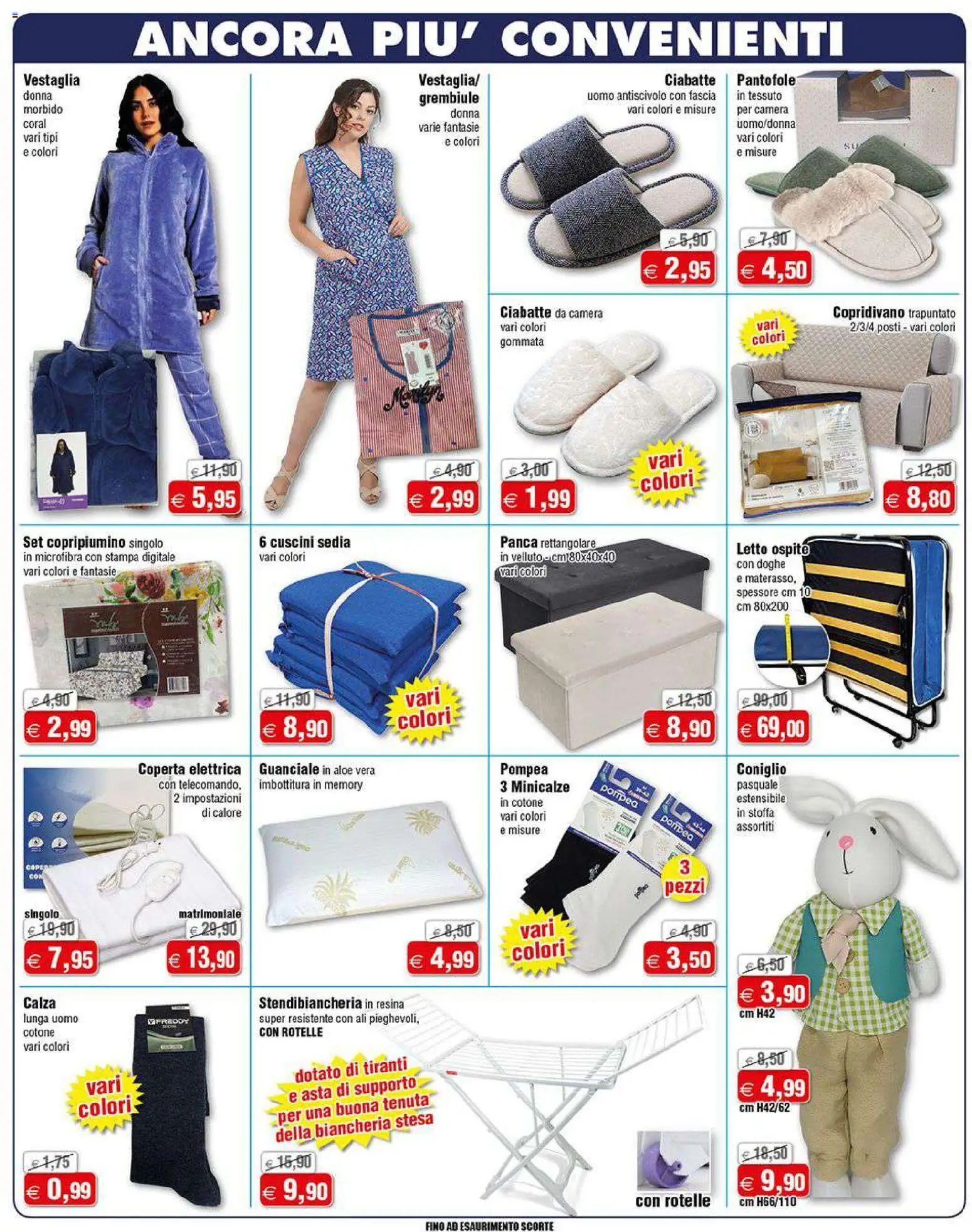 Volantino Magazzini Smart del 11.03.2026 | Pagina: 3 | Prodotti: Copripiumino, Panca, Aloe vera, Guanciale