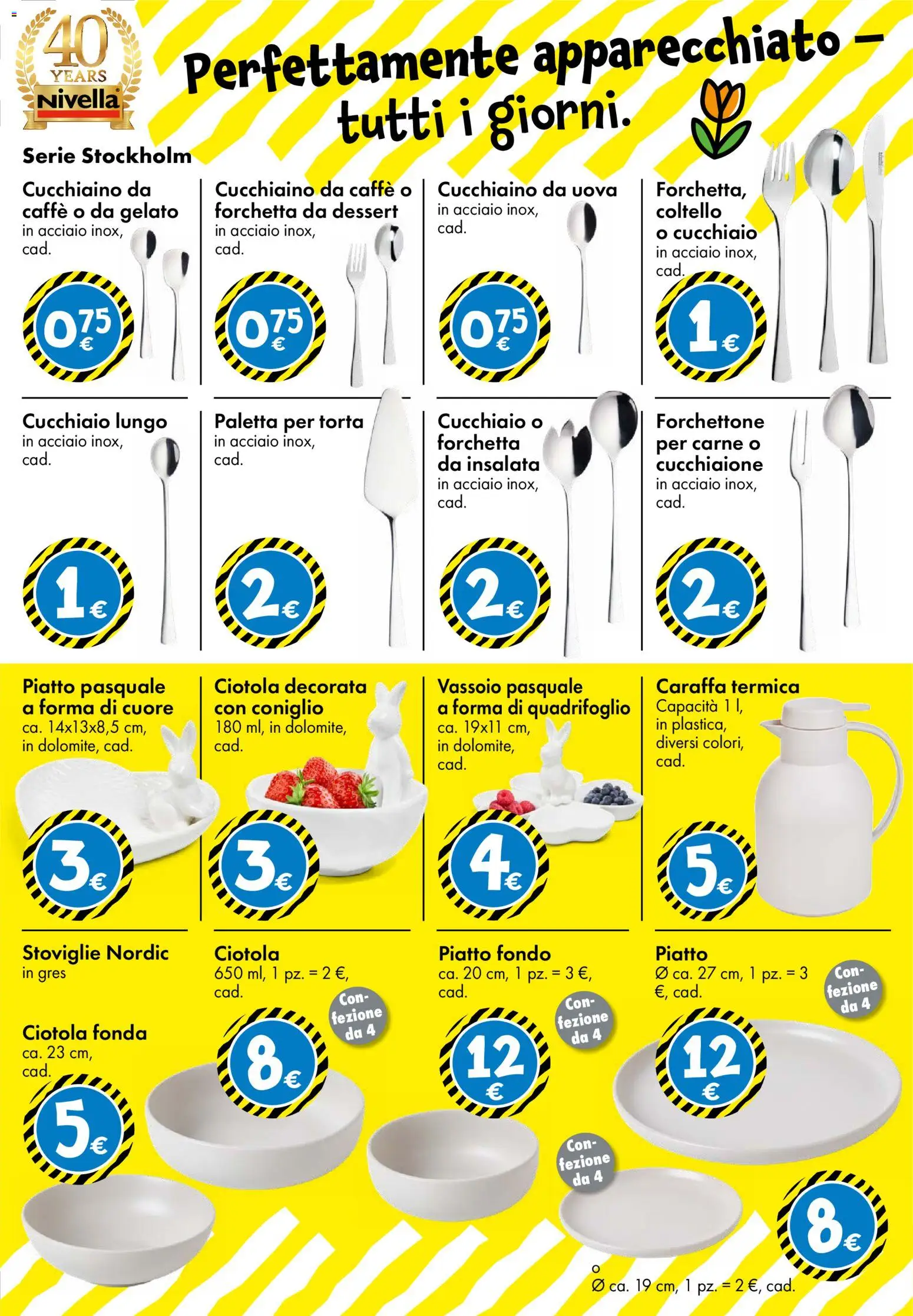 Volantino TEDi del 06.03.2026 | Pagina: 7 | Prodotti: Paletta, Caraffa, Uova, Torta