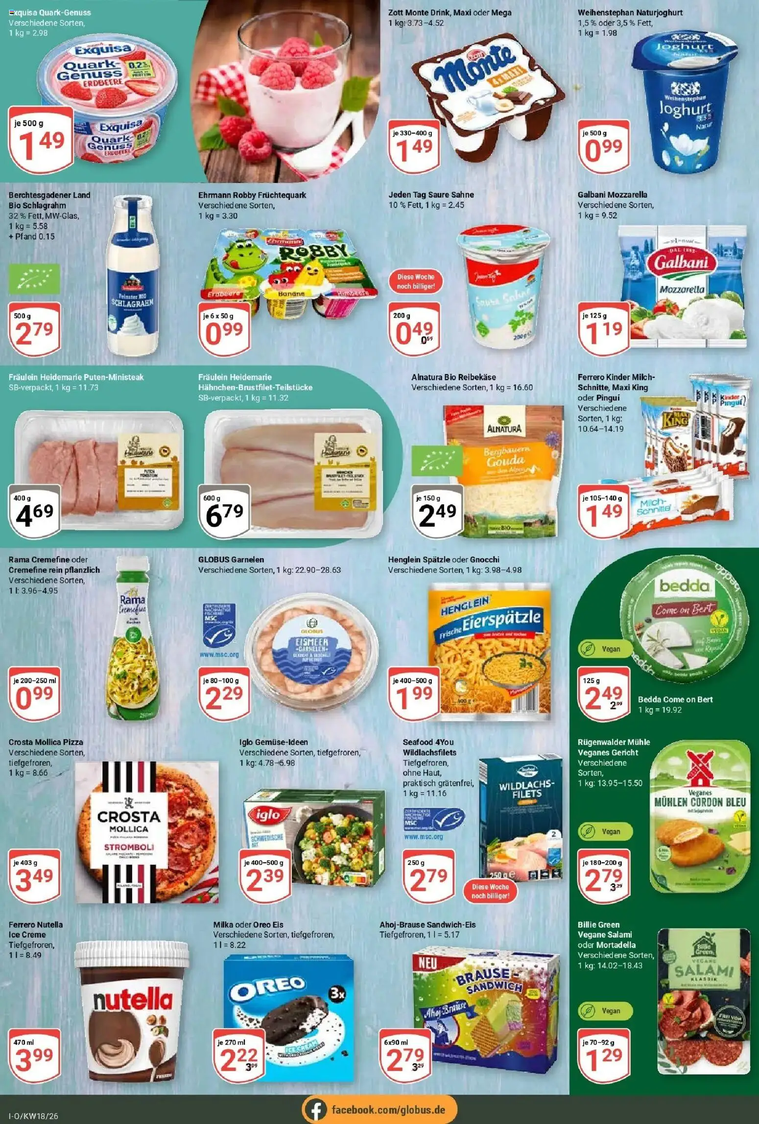 Globus Prospekt Idar-Oberstein	 – gültig ab 27.04.2026 | Seite: 14 | Produkte: Mühle, Gouda, Reibekase, Sahne
