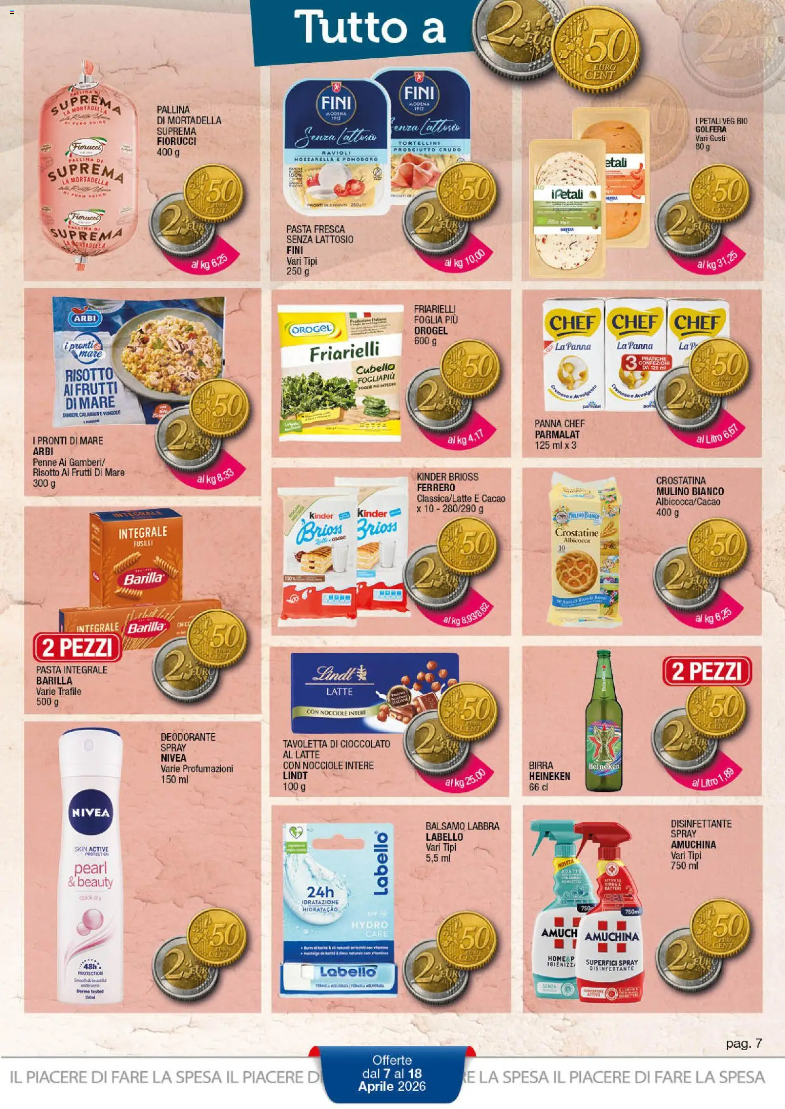 Volantino Sidis del 07.04.2026 | Pagina: 7 | Prodotti: Calamari, Mortadella, Fusilli, Ravioli