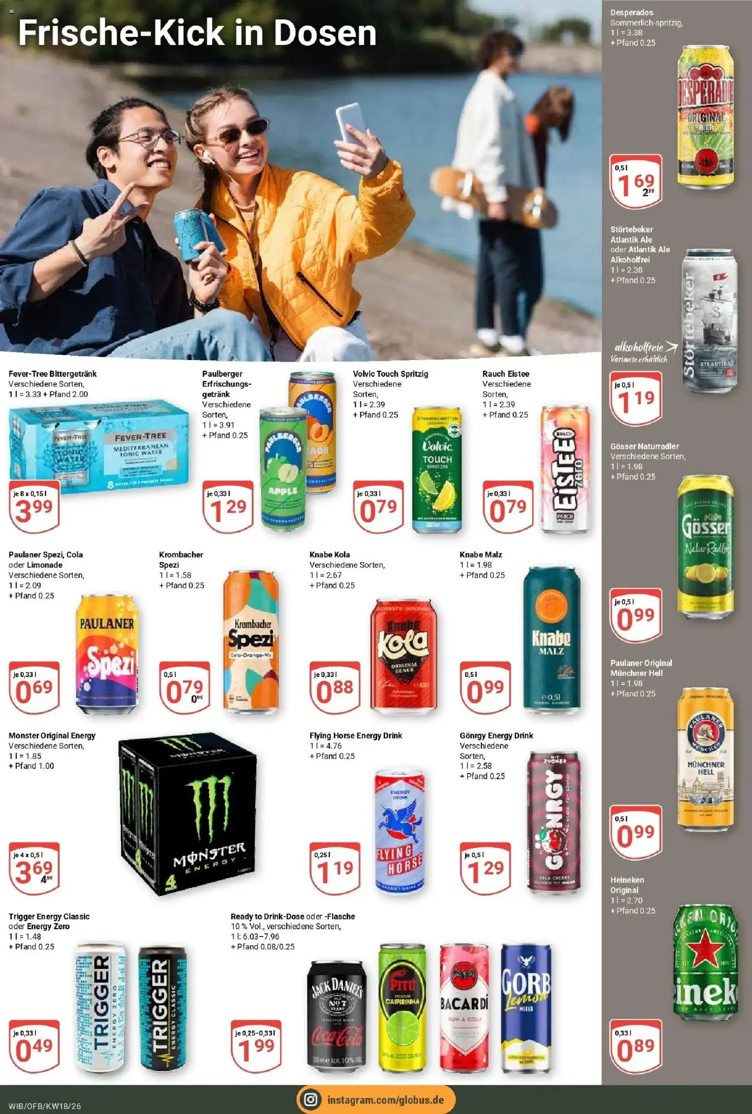 Globus Prospekt Wiesbaden-Nordenstadt	 – gültig ab 27.04.2026 | Seite: 20 | Produkte: Energy, Jack Daniel's, Limonade, Desperados