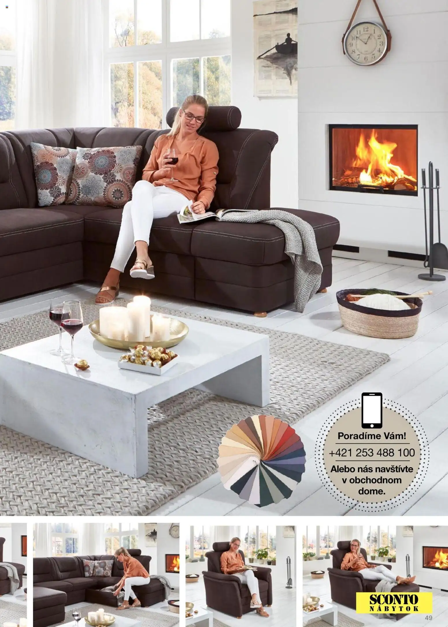 Nové Sconto nábytok akcie – leták je platný od 15.12.2025 | Strana: 49 | Produkty: Nábytok