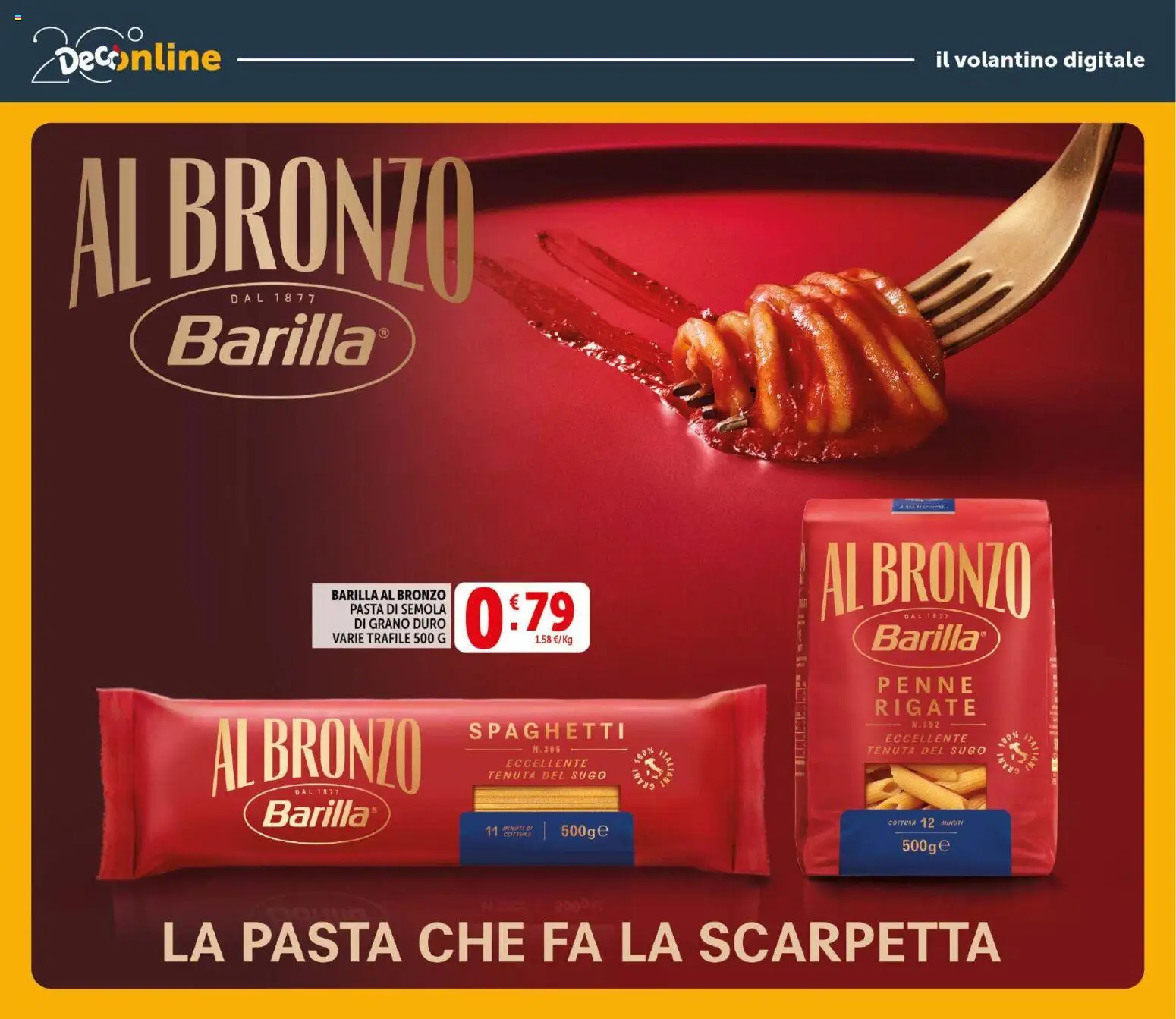 Volantino Decò del 09.04.2026 | Pagina: 28 | Prodotti: Pasta, Sugo, Penne