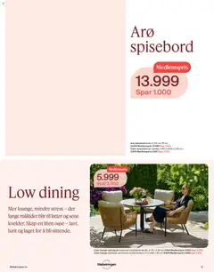 Forhåndsvisning av Møbelringen Årets hagemøbler gyldig fra 10.03.2026 | Side: 17 | Produkter: Spisebord, Spisestol