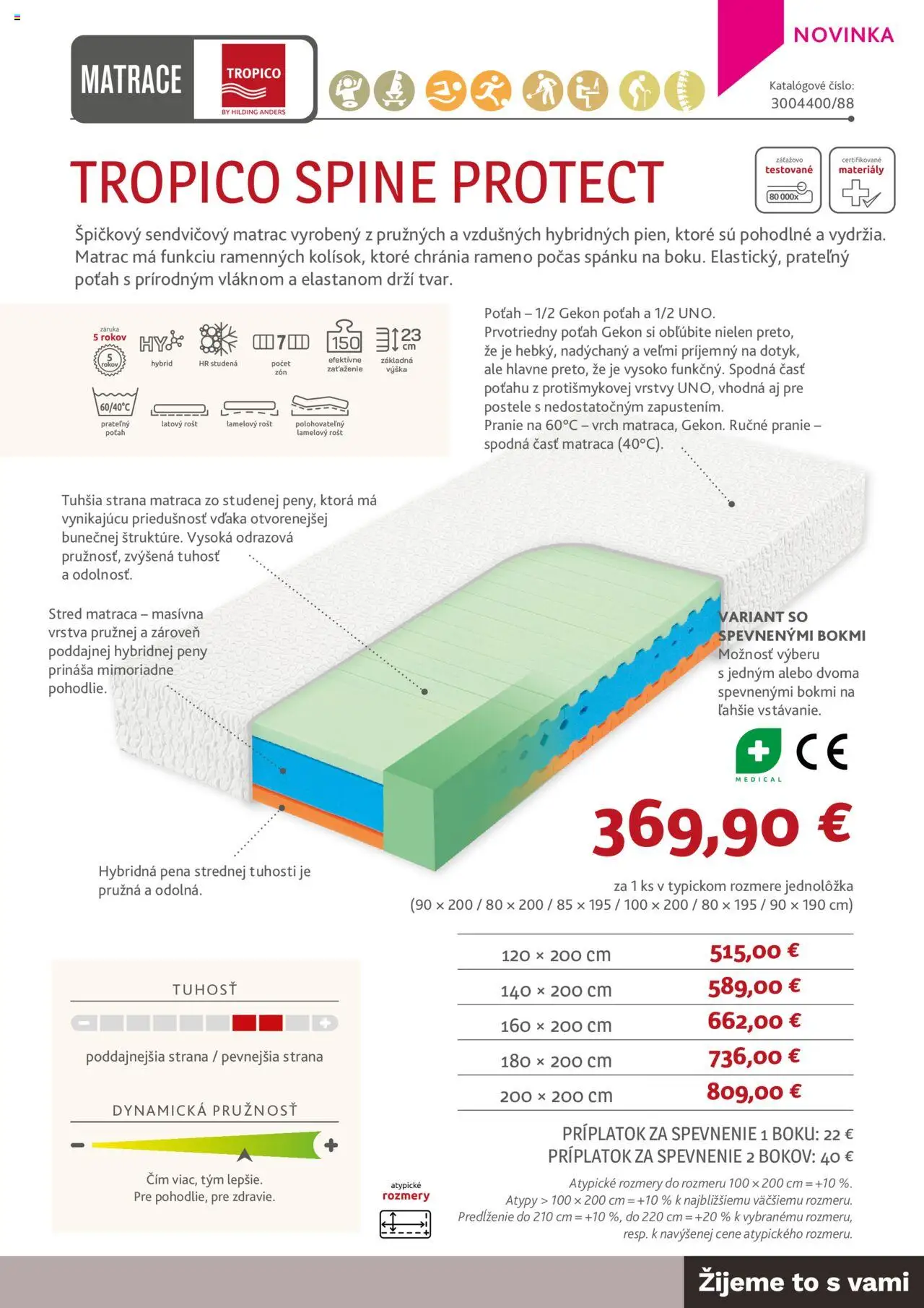 Nové ASKO nábytok akcie – leták je platný od 05.06.2025 | Strana: 15 | Produkty: Matrace, Matrac, Postele, Rošt