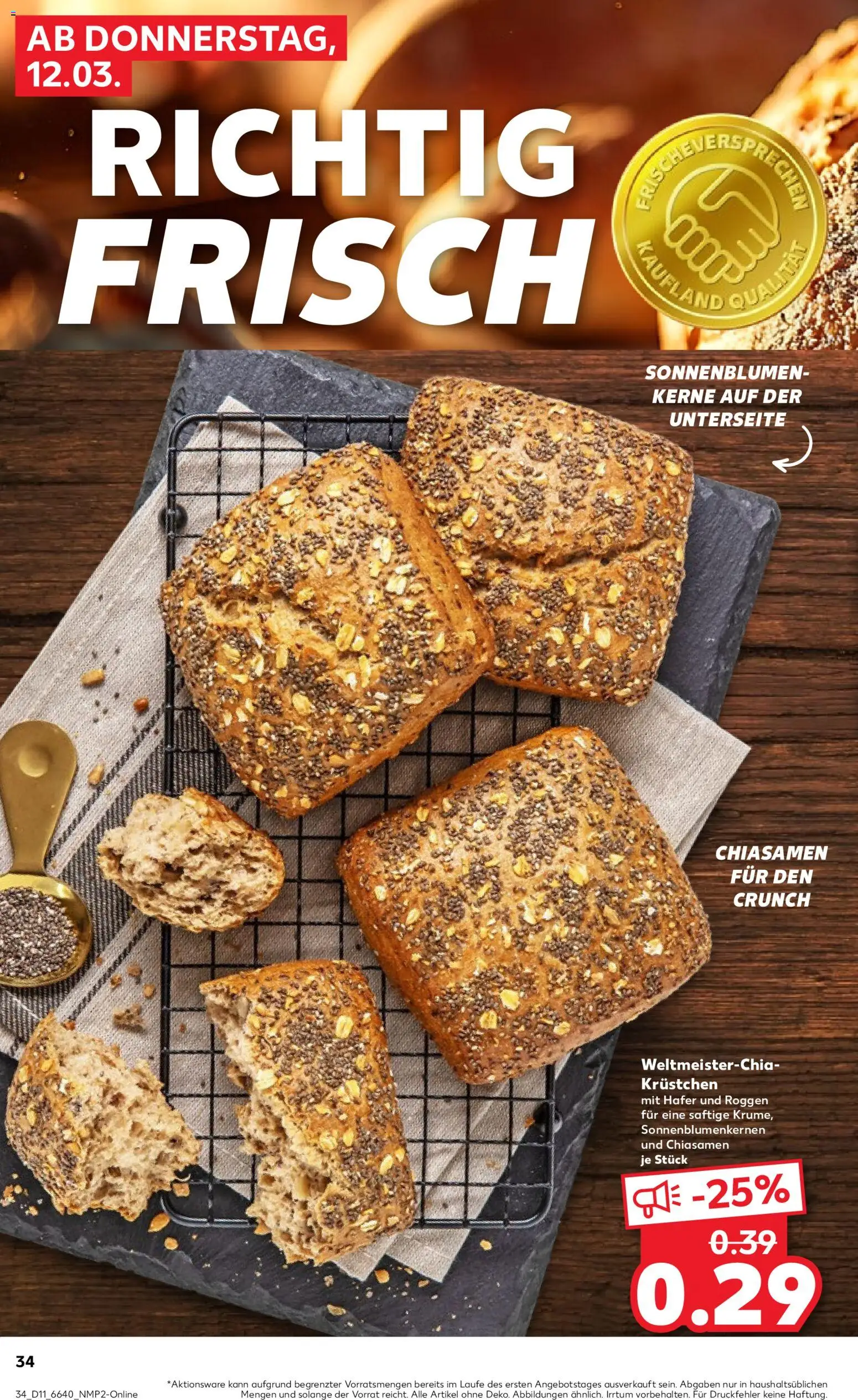 Kaufland Německo leták od 12.03.2026 | Strana: 34