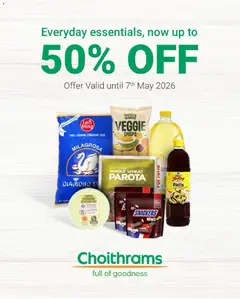Preview of Choithrams catalogue valid from 25.04.2026