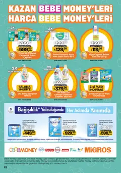 16.04.2026 tarihinden itibaren geçerli olan Migros kataloğu önizlemesi | Sayfa: 92 | Ürünler: Şampuan, Çamaşır deterjanı, Cips