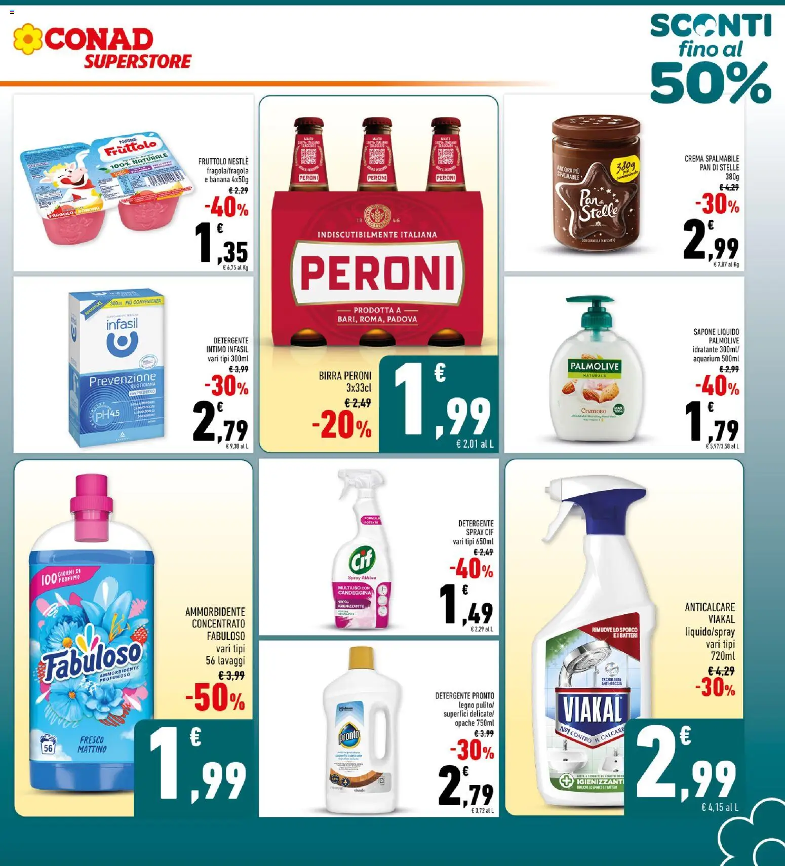 Volantino Conad del 11.03.2026 | Pagina: 3 | Prodotti: Birra, Ammorbidente, Detergente intimo, Detergente