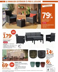 E.Leclerc - Prévisualisation de POT ROND EN CIMENT, Dim.: Ø 24 x H. 24 cm. Coloris: bronze et noir. Différents modèles disponibles. valide à partir de 21.04.2026 | Page: 6