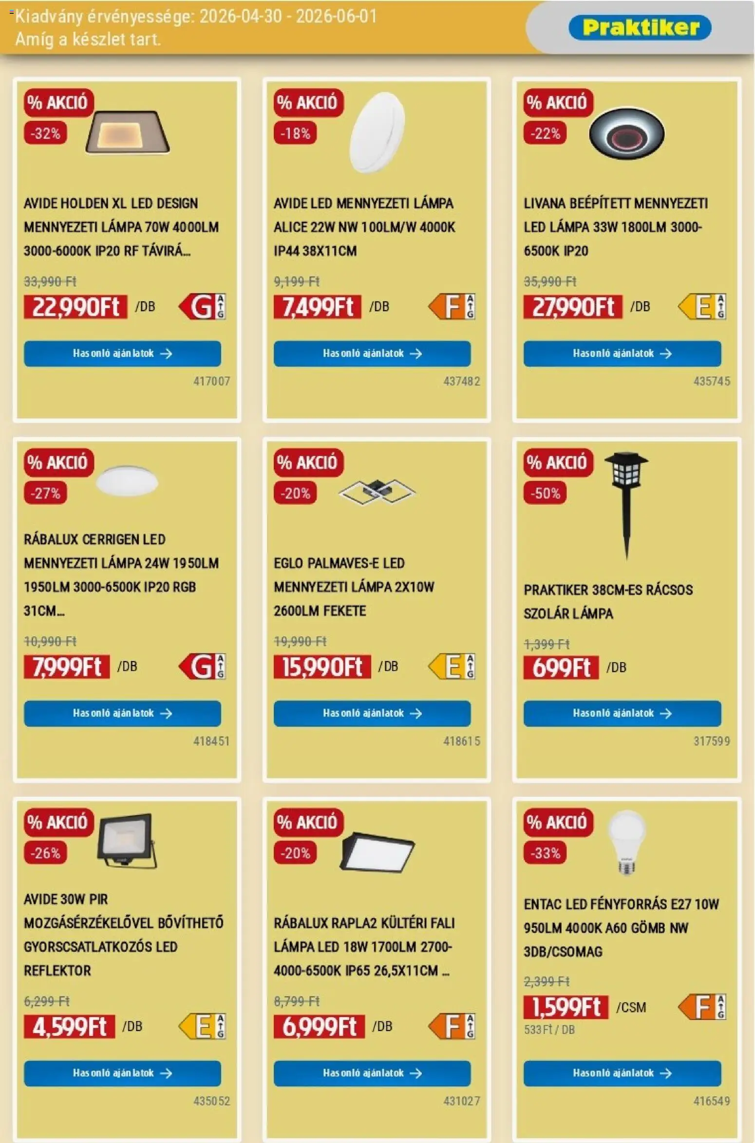 Praktiker akciós ujság - amely érvényes a következő dátumtól: 30.04.2026 | Oldal: 15