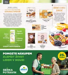 Náhled letáku Albert magazín od 01.04.2026 | Strana: 8 | Produkty: Tyčinky, Šálek, Müsli, Protein