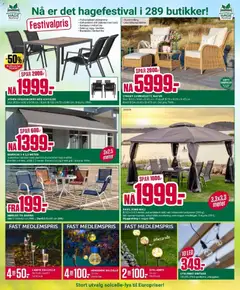 Forhåndsvisning av Europris kundeavis gyldig fra 27.04.2026 | Side: 6 | Produkter: Lys, Bord, Paviljong, Lampe