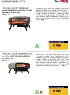 Anteprima del volantino Eurobrico Forni Pizza catalogo valido a partire dal 23.07.2025 | Pagina: 12 | Prodotti: Pizza, Anello, Forno