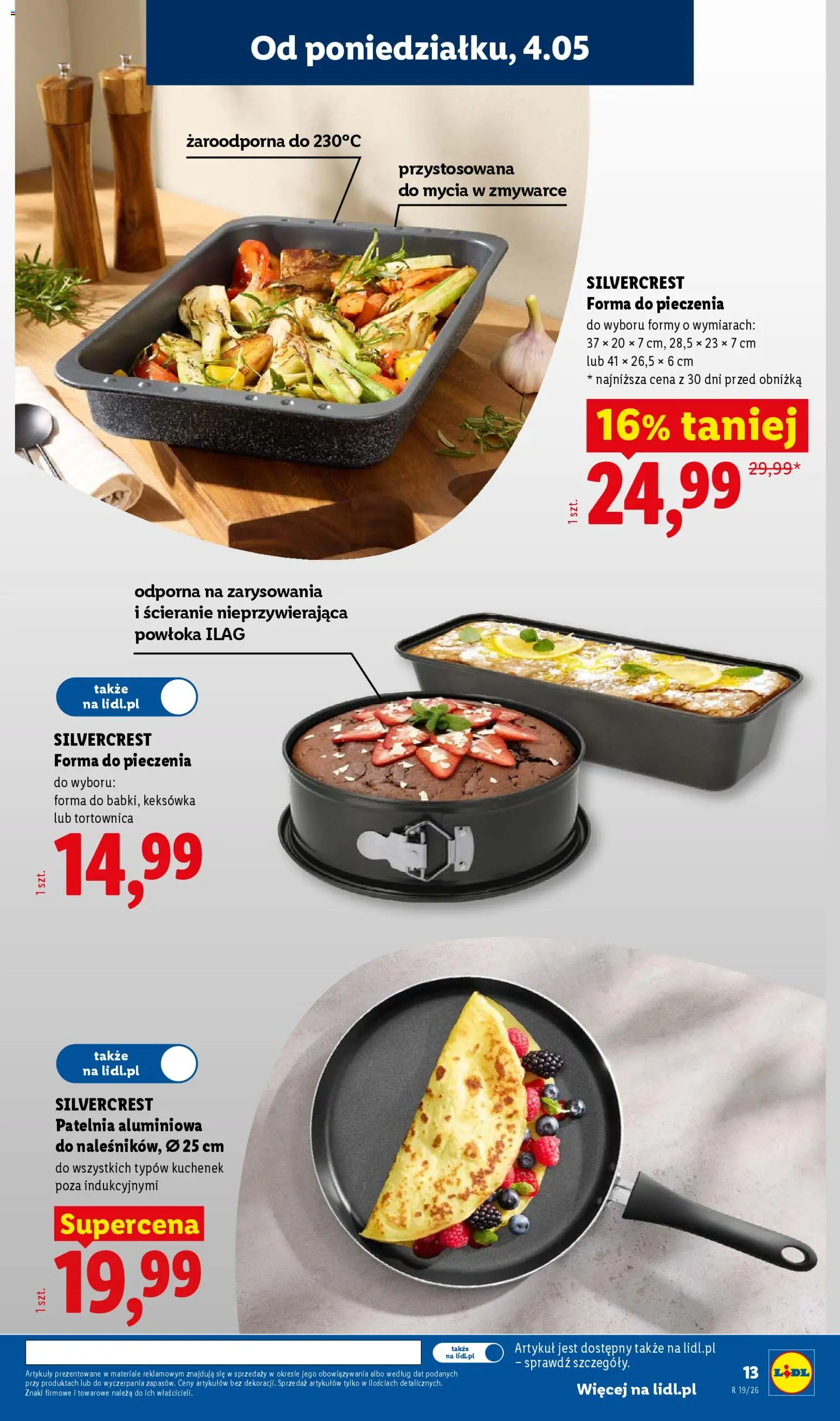 Lidl Polsko katalog od 04.05.2026 | Strana: 13 | Produkty: Forma