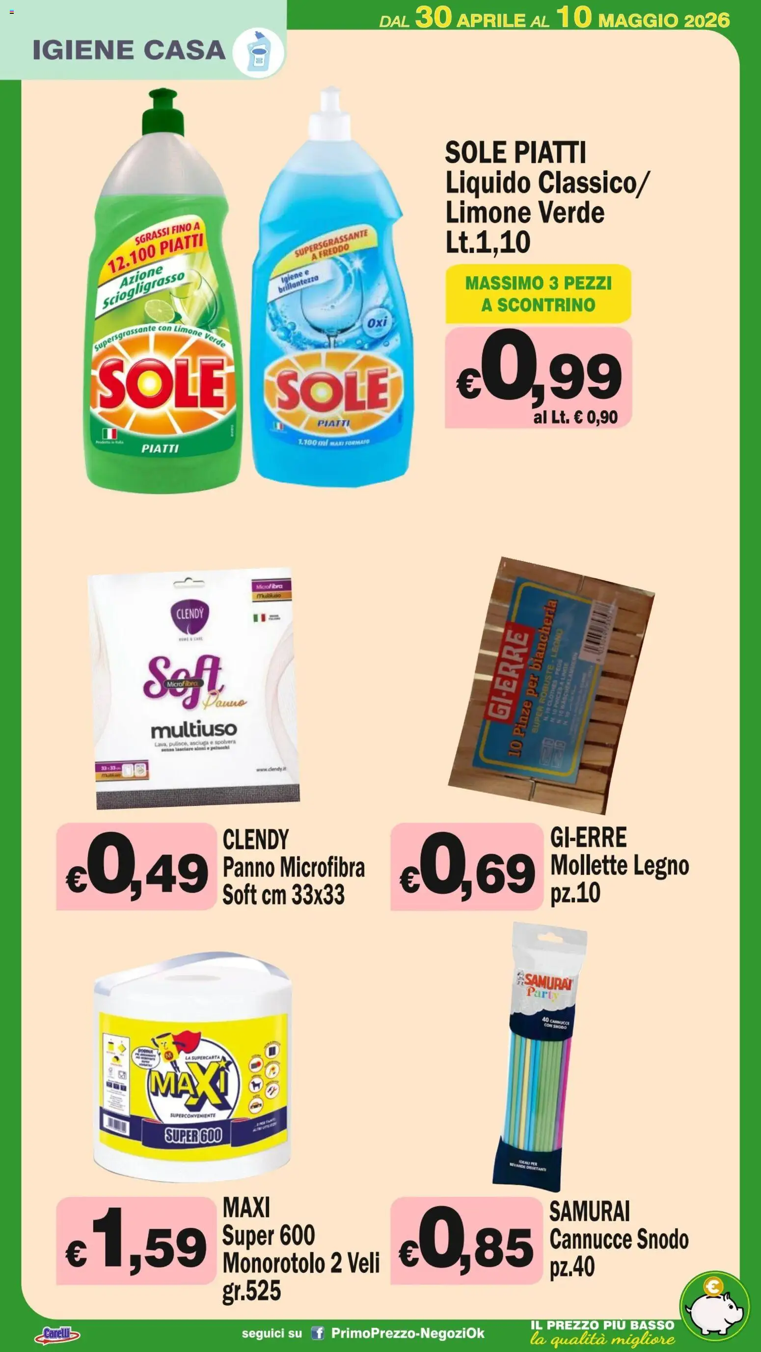 Volantino Primo Prezzo del 30.04.2026 | Pagina: 23