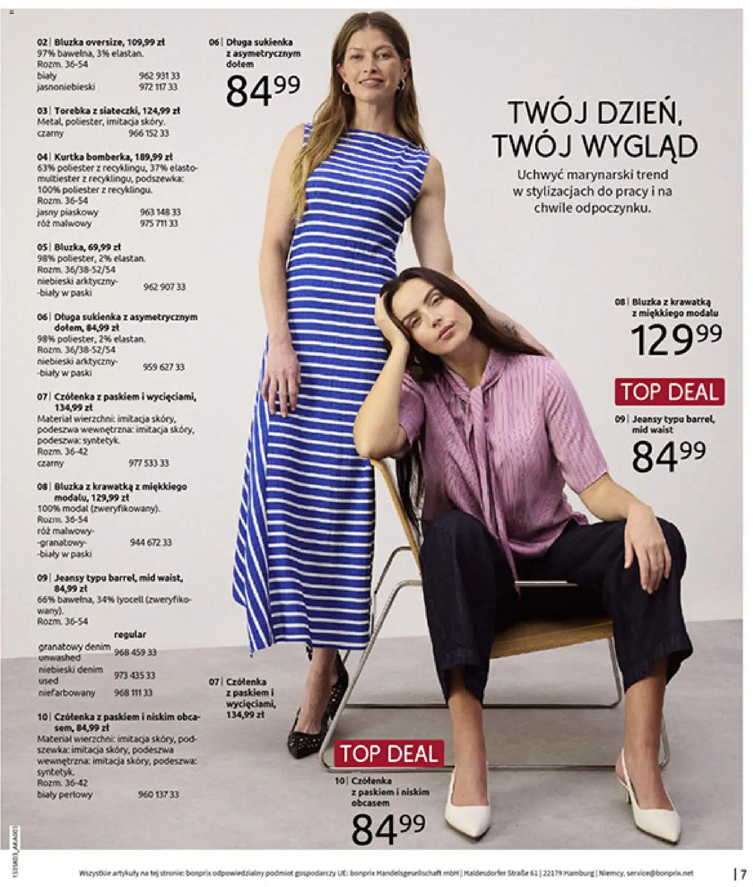 BonPrix Katalog od 03.03.2026 | Strona: 9 | Produkty: Bluzka, Kurtka, Torebka, Sukienka