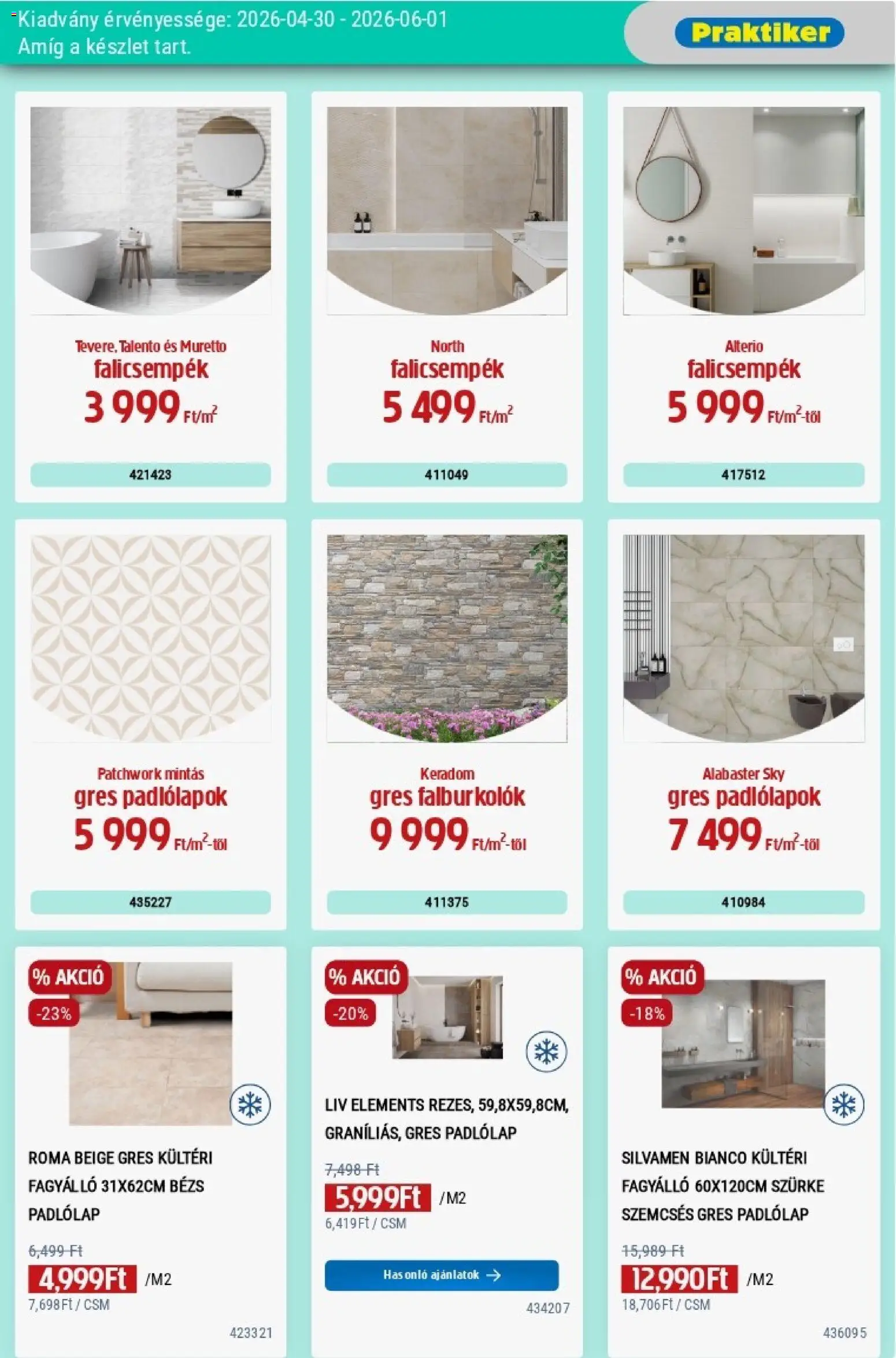 Praktiker akciós ujság - amely érvényes a következő dátumtól: 30.04.2026 | Oldal: 9