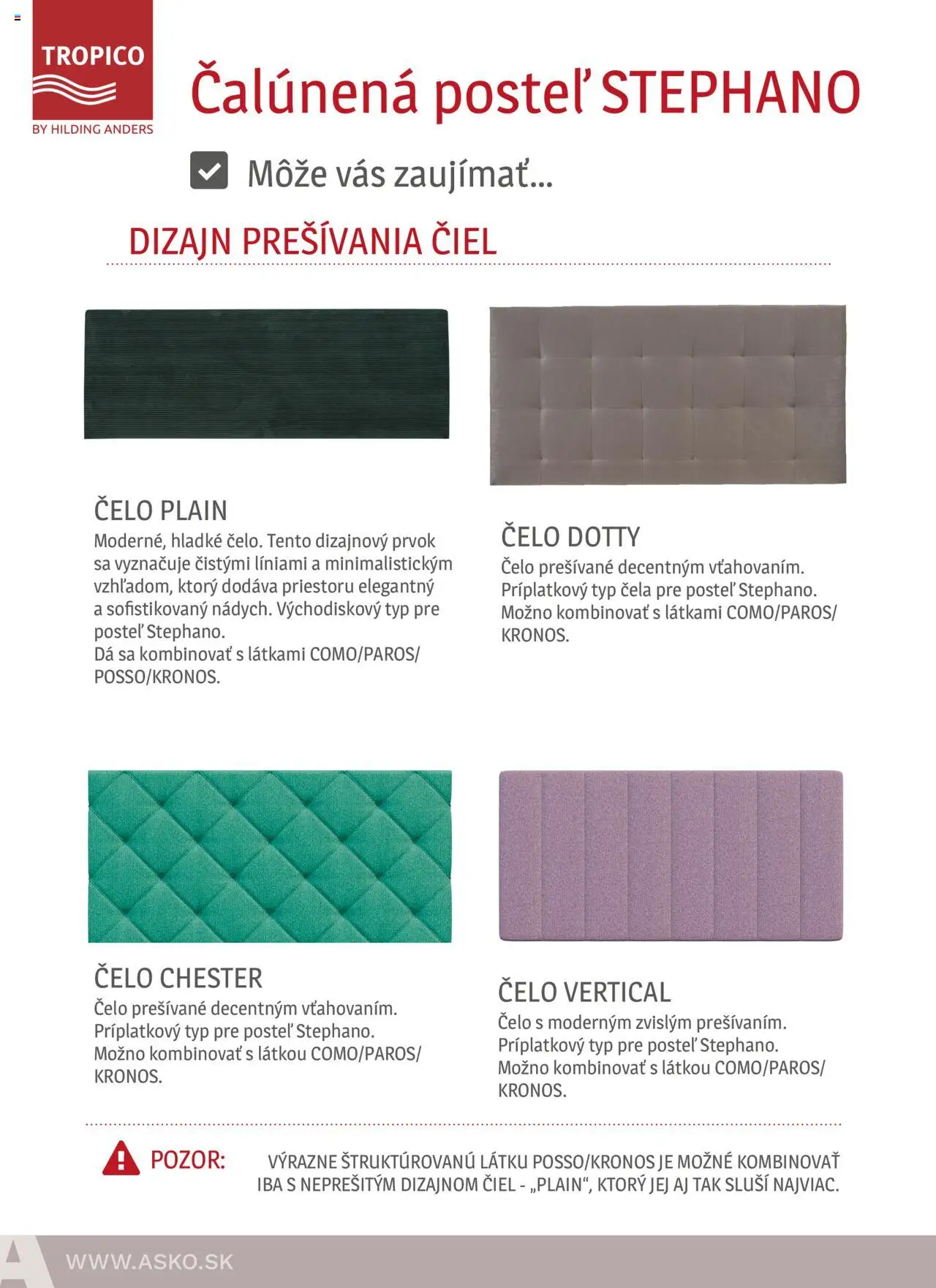 Nové ASKO nábytok akcie – leták je platný od 05.06.2025 | Strana: 58 | Produkty: Posteľ