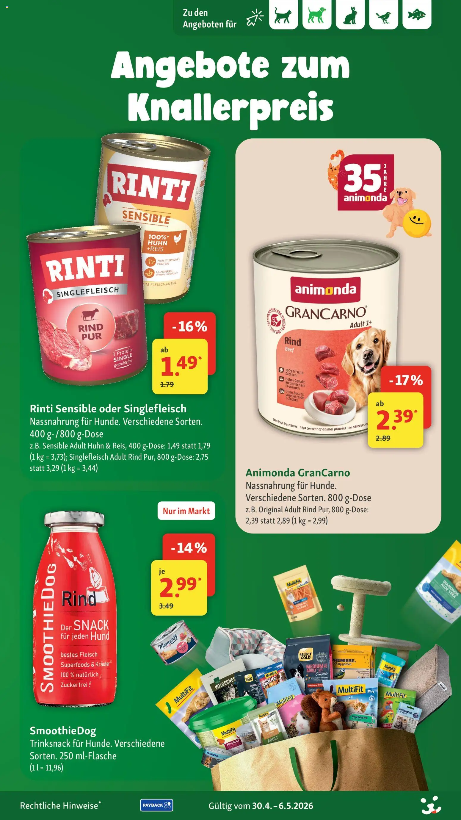 Fressnapf Prospekt 	 – gültig ab 30.04.2026 | Seite: 20