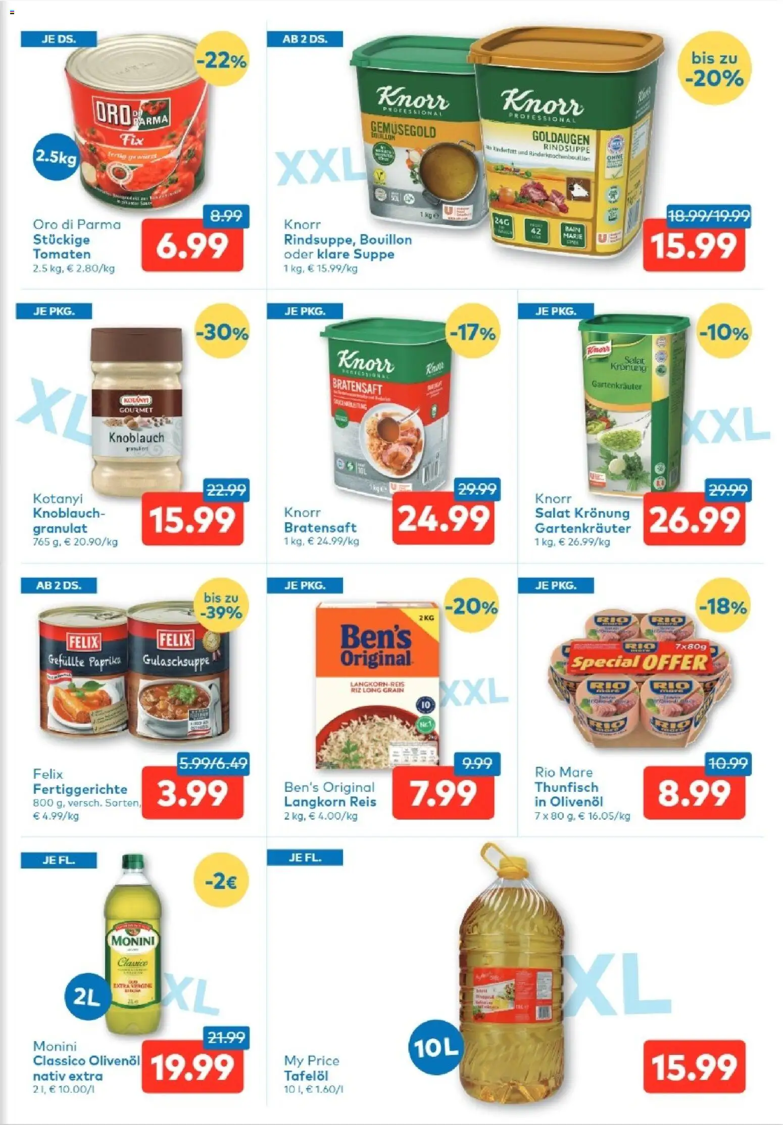 T&G Kärnten gültig ab 07.05.2026 | Seite: 5 | Produkte: Salat, Knoblauch, Tomaten, Reis