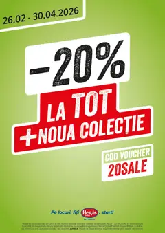 Ofertele Hervis valabile de la 26.02.2026