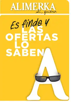 Vista previa Alimerka Fin de semana  válido desde el 30.04.2026