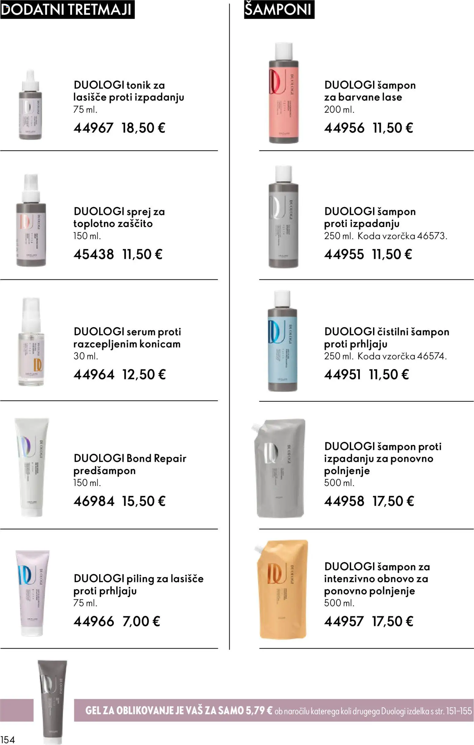 Novi Oriflame katalog ponudbe – veljaven od 11.03.2026 | Stran: 154 | Izdelki: Sampon, Piling, Tonik