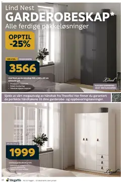 Forhåndsvisning av Megaflis kundeavis gyldig fra 30.04.2026 | Side: 32 | Produkter: Garderobeskap, Håndtak