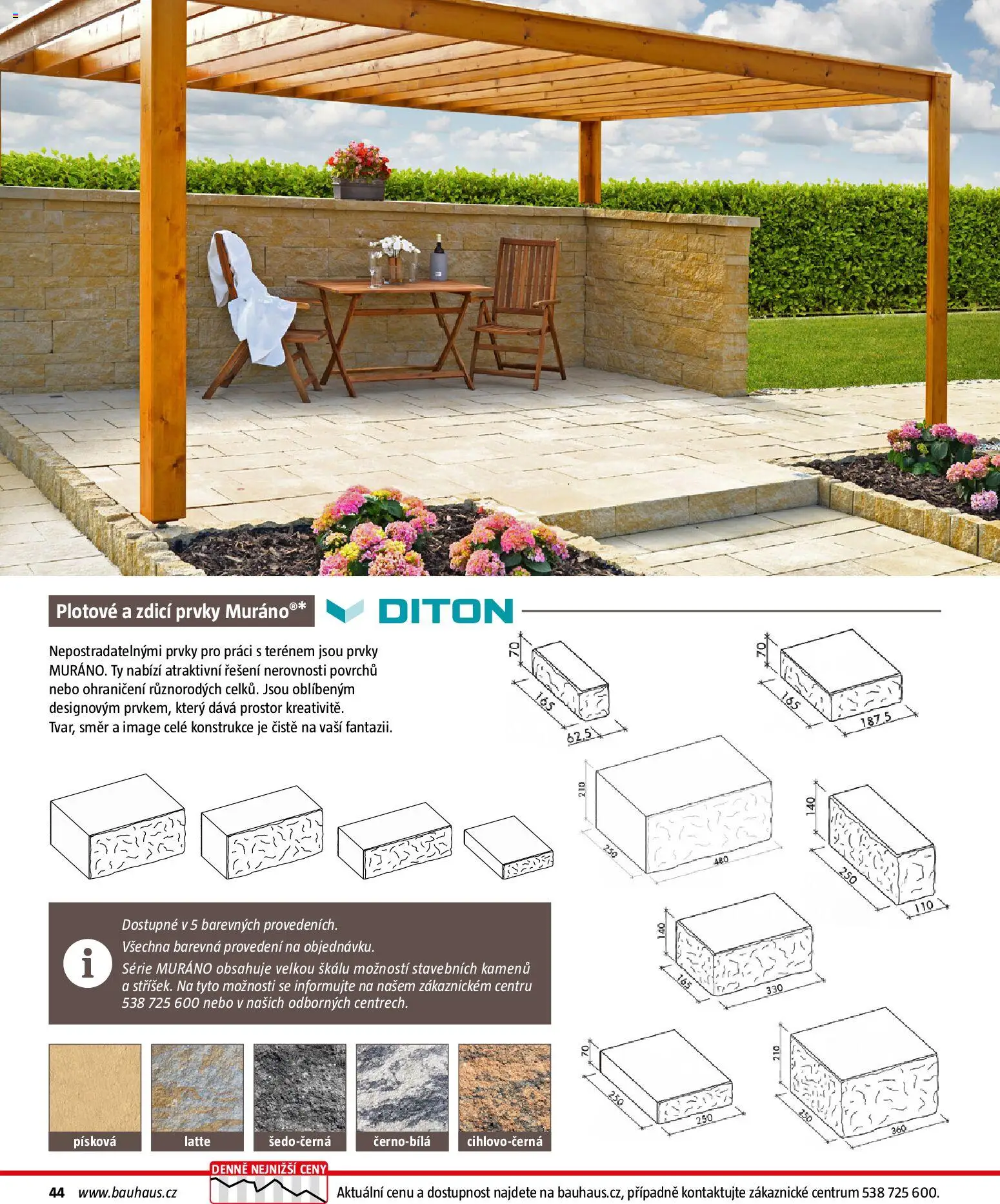 Bauhaus katalog Ploty a zahradní domky od 11.03.2026 | Strana: 44