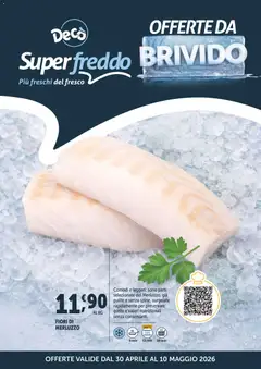 Anteprima del volantino Decò volantino Superfreddo valido a partire dal 30.04.2026