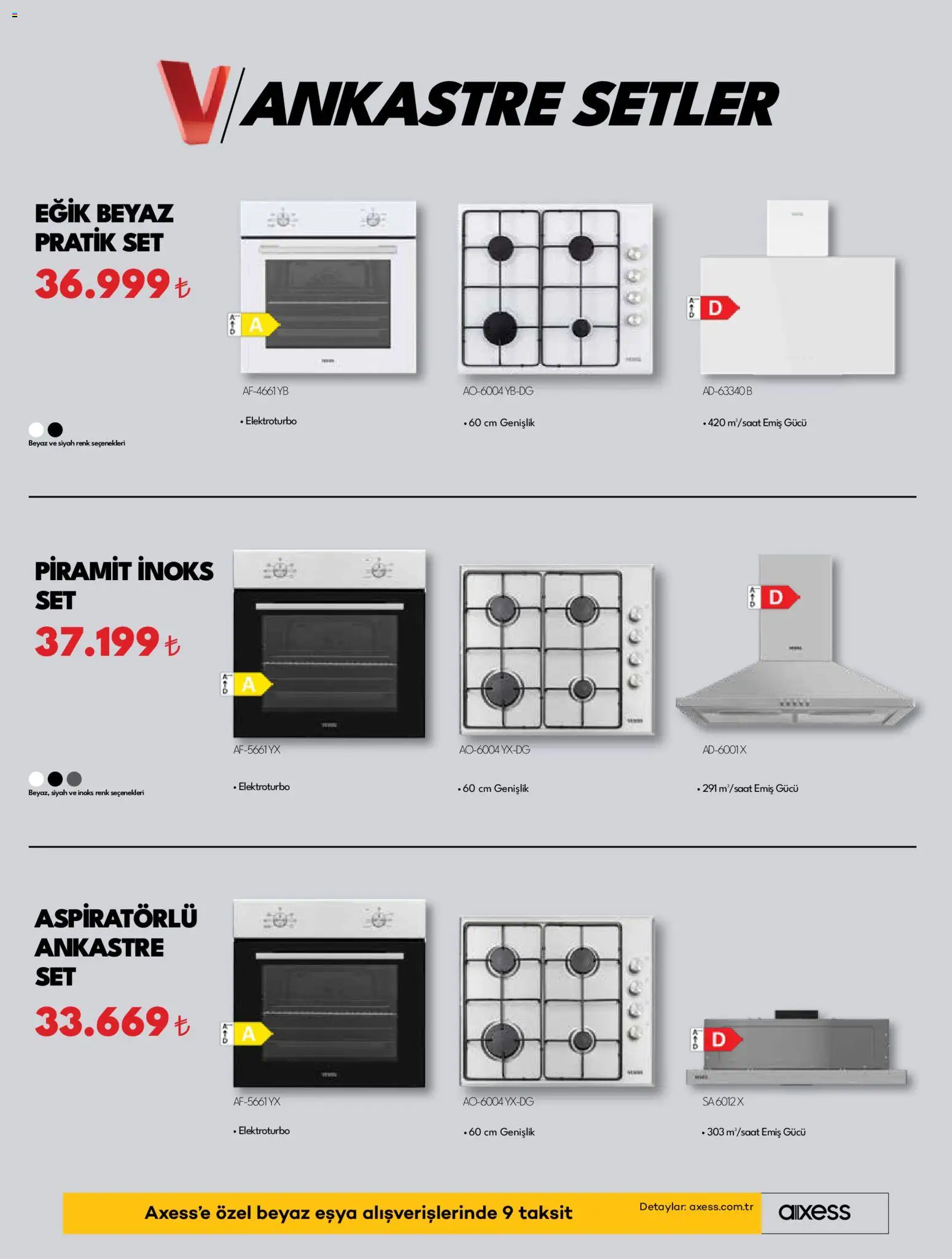 Vestel - Ankastre Ürünler - 01.03.2026 tarihinden itibaren geçerlidir | Sayfa: 16