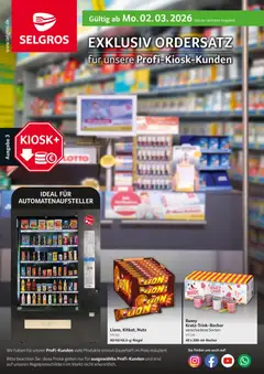 Selgros Ordersatz ab 02.03.2026 gültig