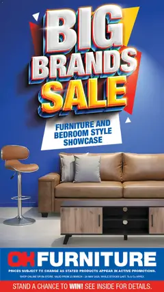 OK Furniture specials catalogue – valid from 23.03.2026