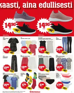 Kärkkäinen-mainoslehti voimassa 23.04.2026 alkaen | Sivu: 9 | Tuotteet: Sukat, Alushousut, Mekko, Farkut
