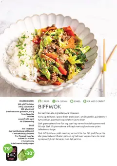 Forhåndsvisning av Joker Godt til middag gyldig fra 01.04.2026 | Side: 15 | Produkter: Будівельна плівка, Kubb, Saus, Vårløk