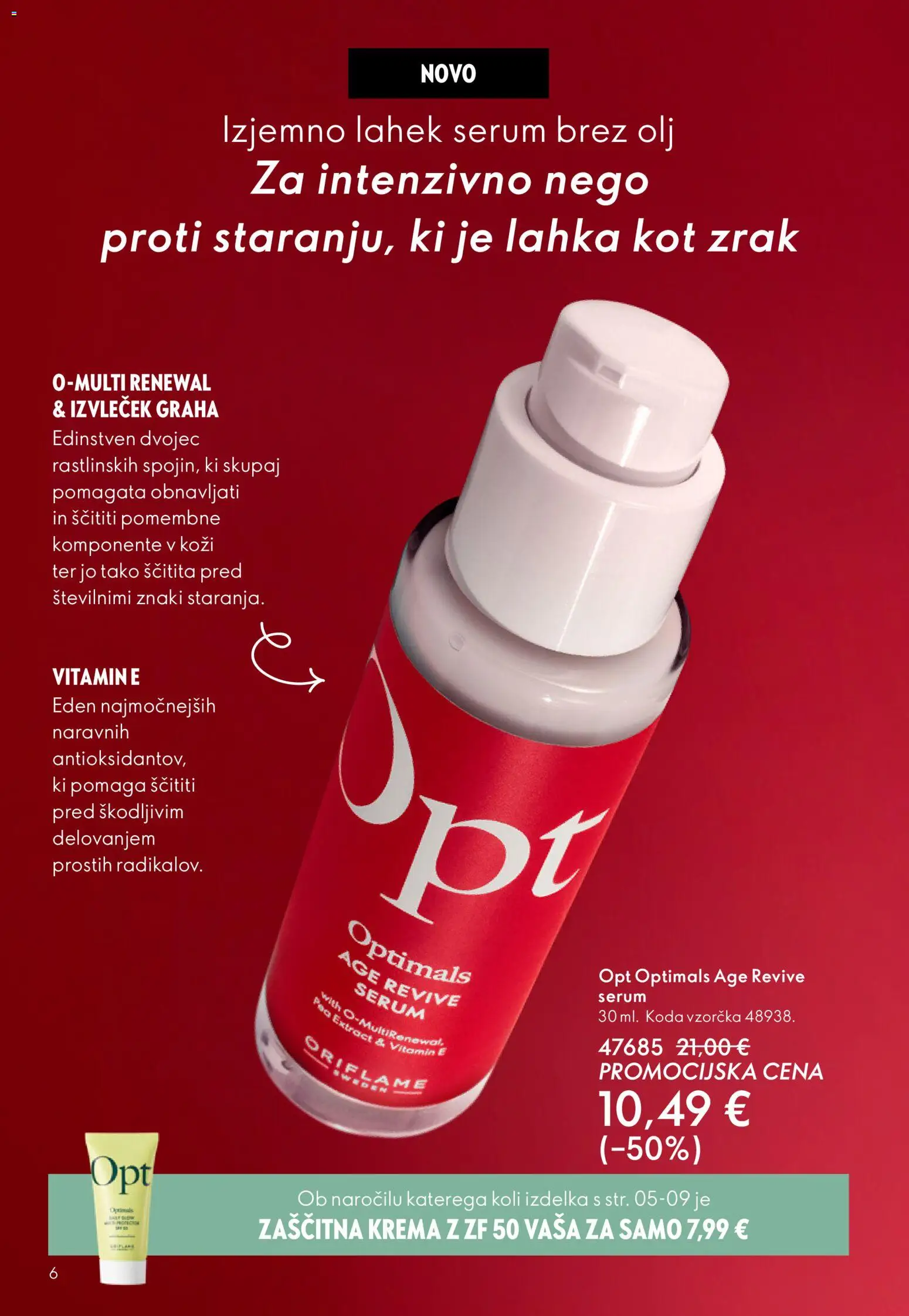 Novi Oriflame katalog ponudbe – veljaven od 11.03.2026 | Stran: 6 | Izdelki: Krema
