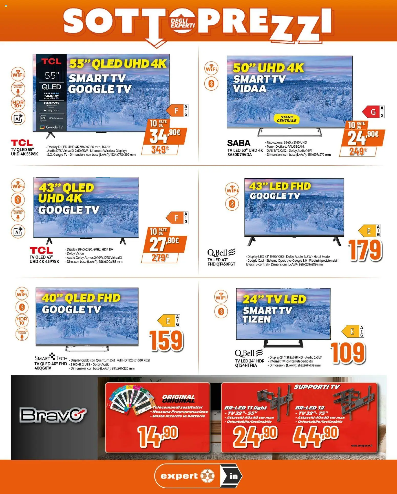 Volantino Ipercoop del 12.03.2026 | Pagina: 5 | Prodotti: smart TV, TV, Audio, Batterie