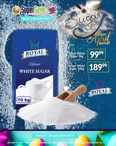 Super Save specials catalogue – valid from 25.04.2026 | Page: 30 | Products: Rice, Sugar