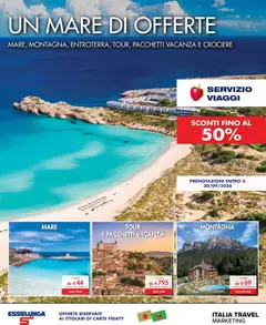 Anteprima del volantino Esselunga S volantino Viaggi  Milano valido a partire dal 10.04.2026